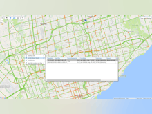 Fleet Complete Software - Users can select a map location and view the locations of the closest assets