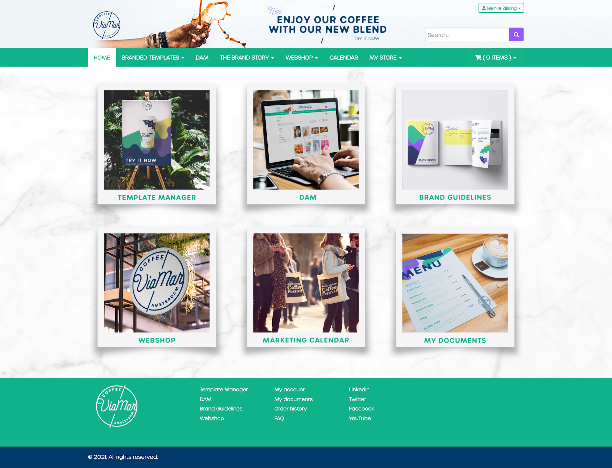 On-brand Brand Portal customized to your preferences