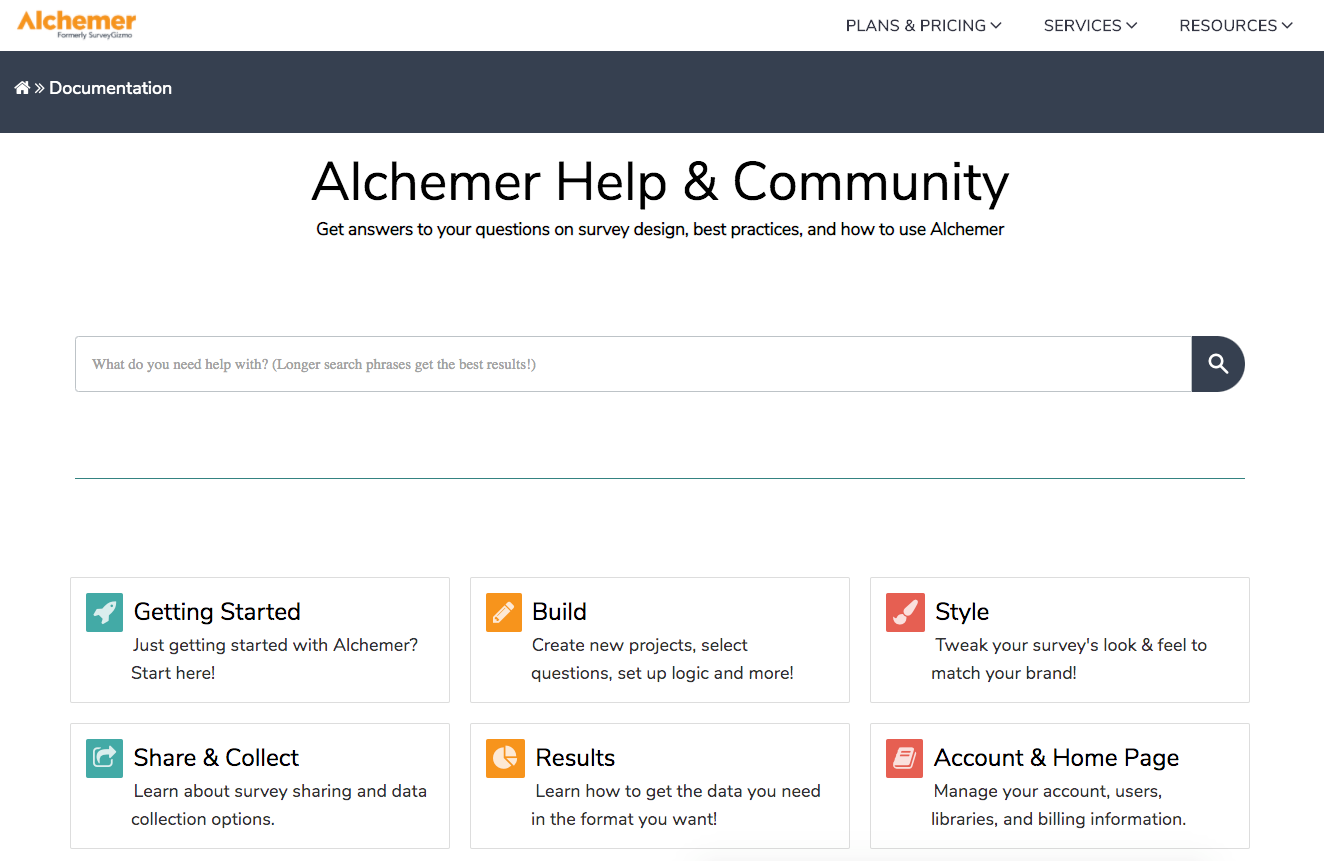 Alchemer Software - Alchemer Help and Community - Get answers to your questions on survey design, best practices, and how to use Alchemer.
