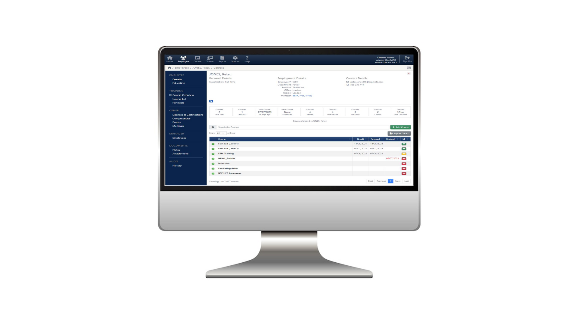 Employee Training Manager Makes Managing Employee Records Easy and Cost Efficetive. Suitable for teams, departments and business all sizes. 