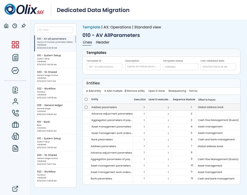 Olix365 Software - Olix365 Dedicated Data Migration