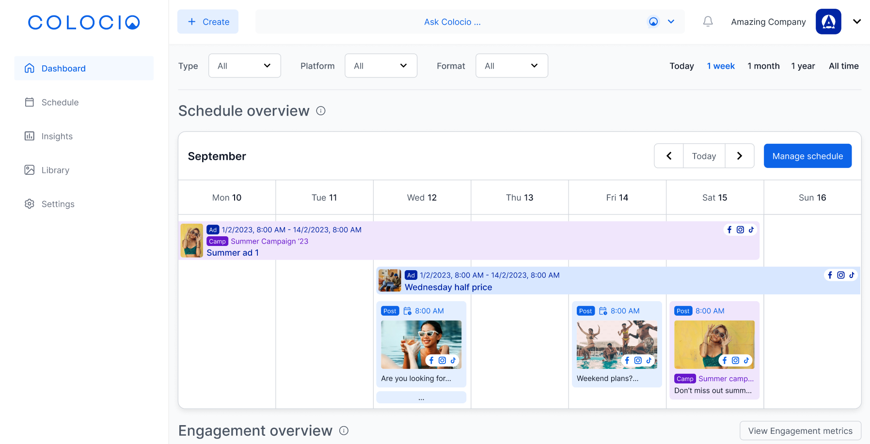 Colocio AI product features