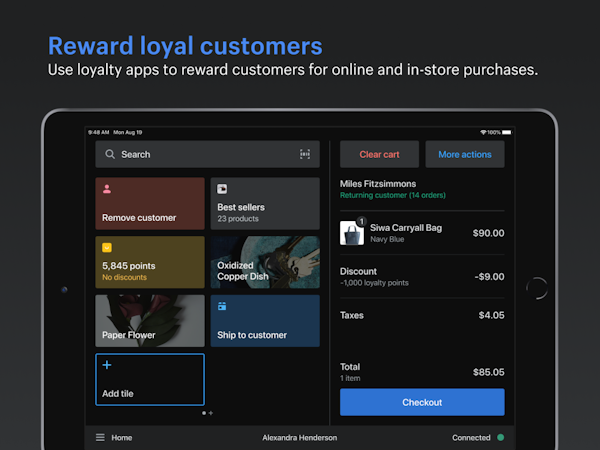 Shopify POS Software - Reward loyal customers