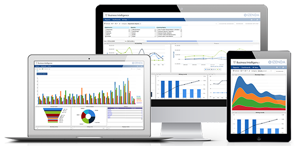Izenda Business Intelligence Software - 100% browser-based self-service BI accessible from any device