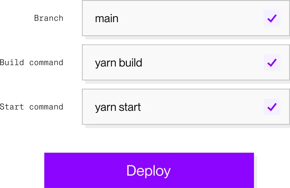 Render Software - Render deployment functionality