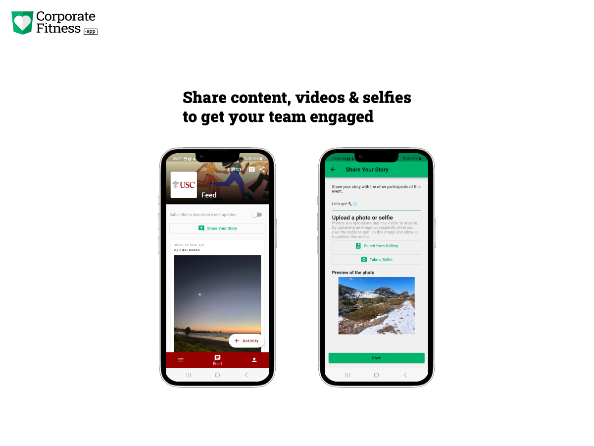 CorporateFitness.app team engagement