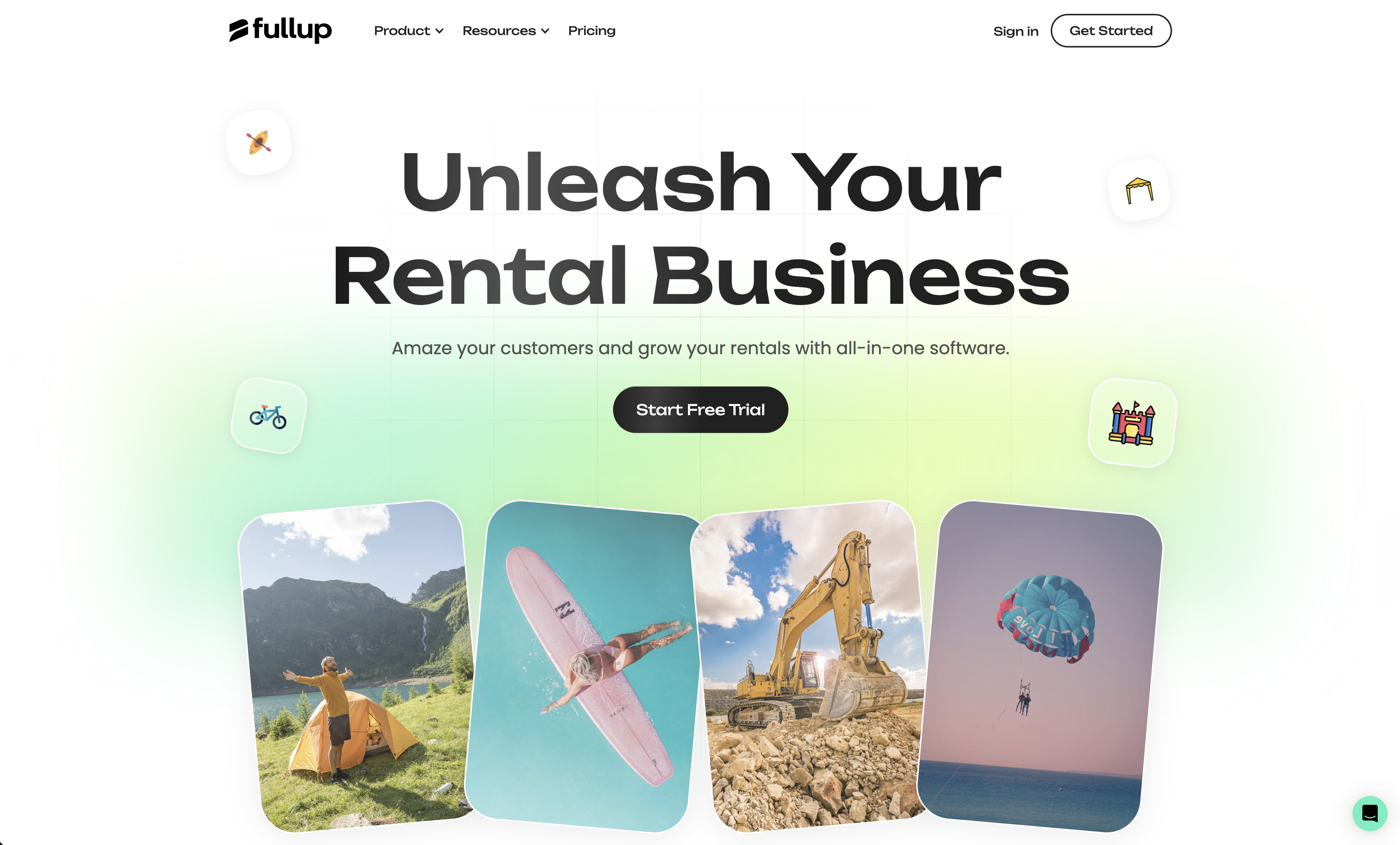 Fullup screenshot: Elevate your rental business with Fullup, the comprehensive all-in-one solution designed for rental companies.