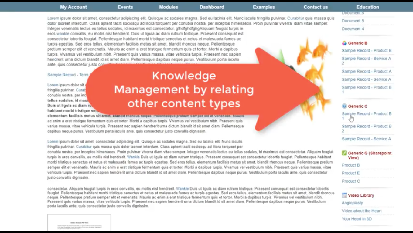 Centralpoint Software - Knowledge articles are automatically supplemented with links to related content