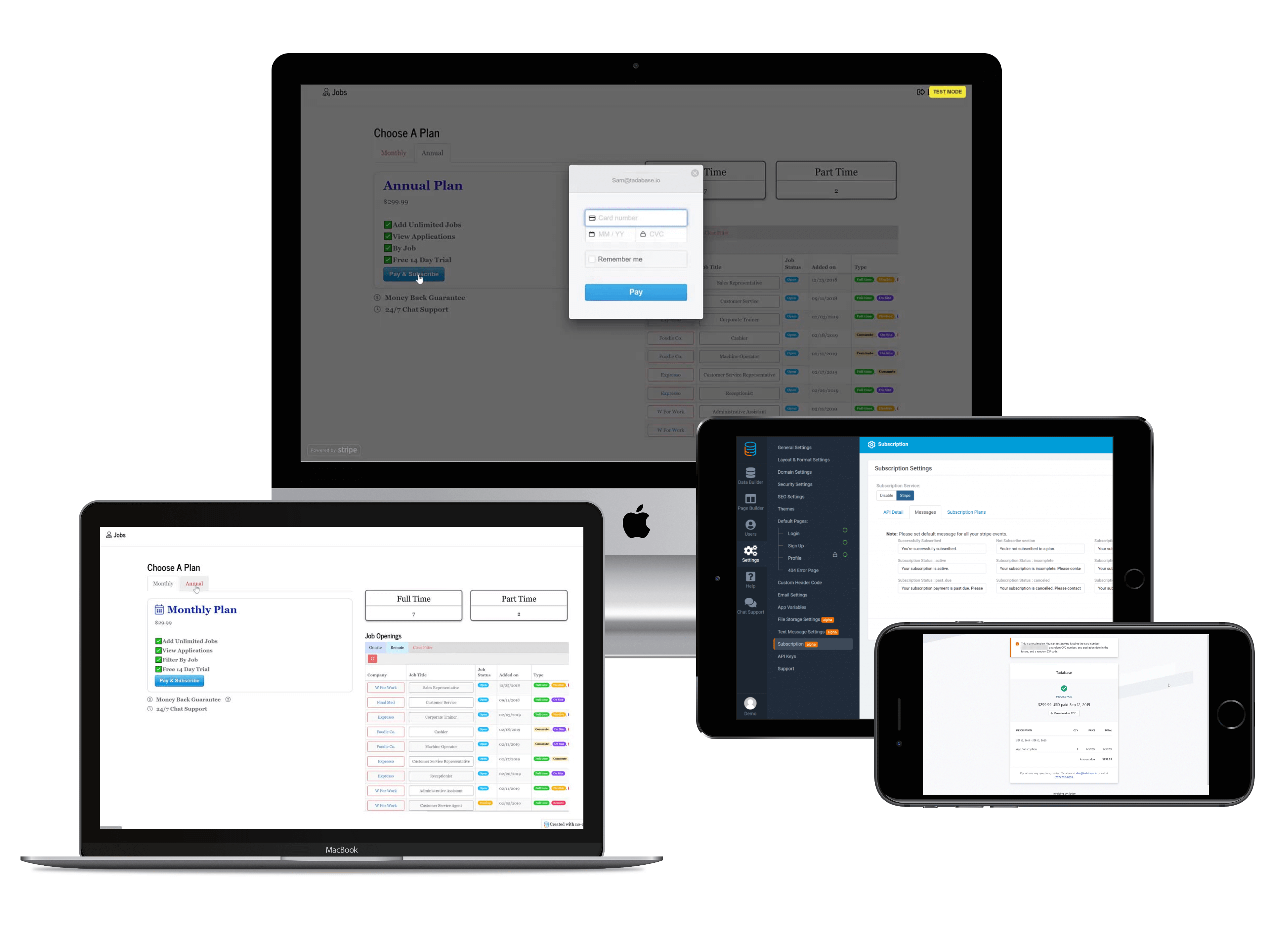 Tadabase Software - 2