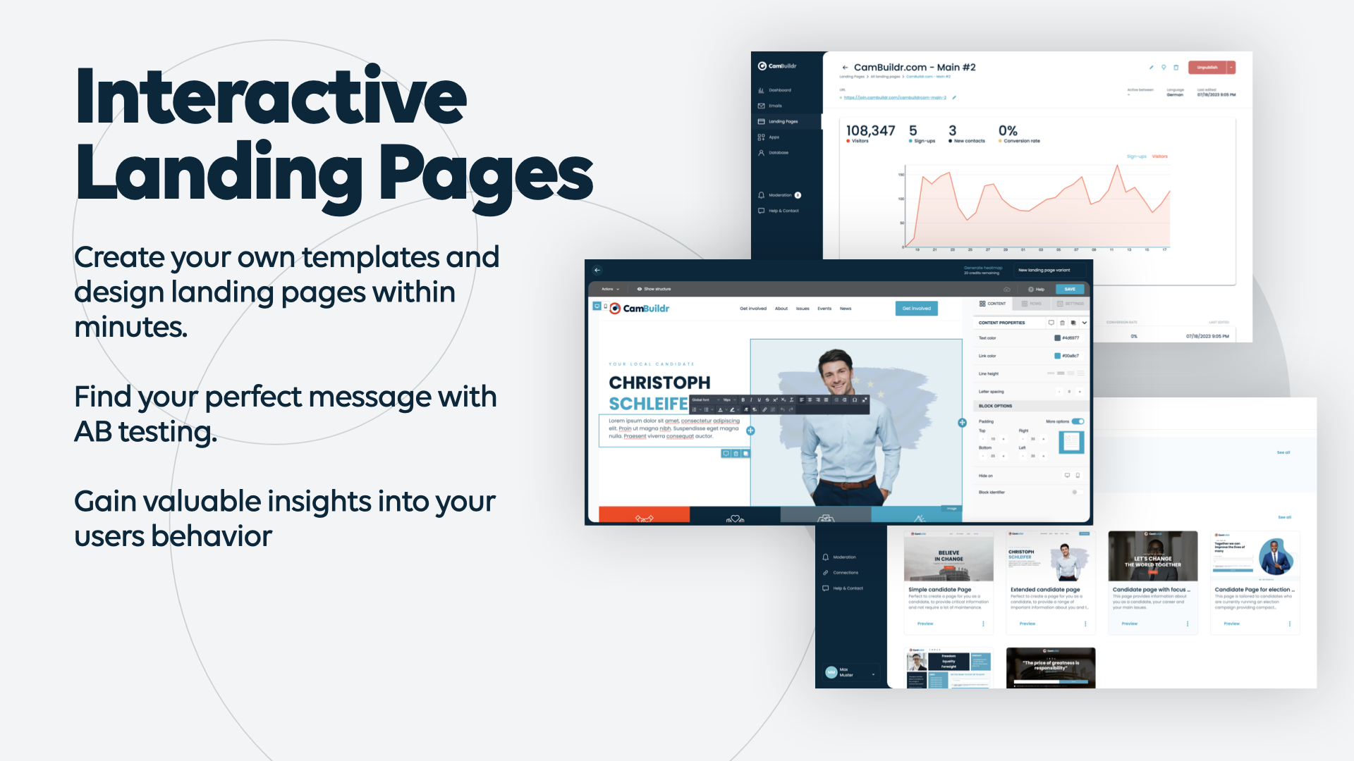 Interactive Elements for your Landing Pages 