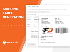 OnTime 360 Software - Generate Custom Shipping Labels with Barcodes - thumbnail
