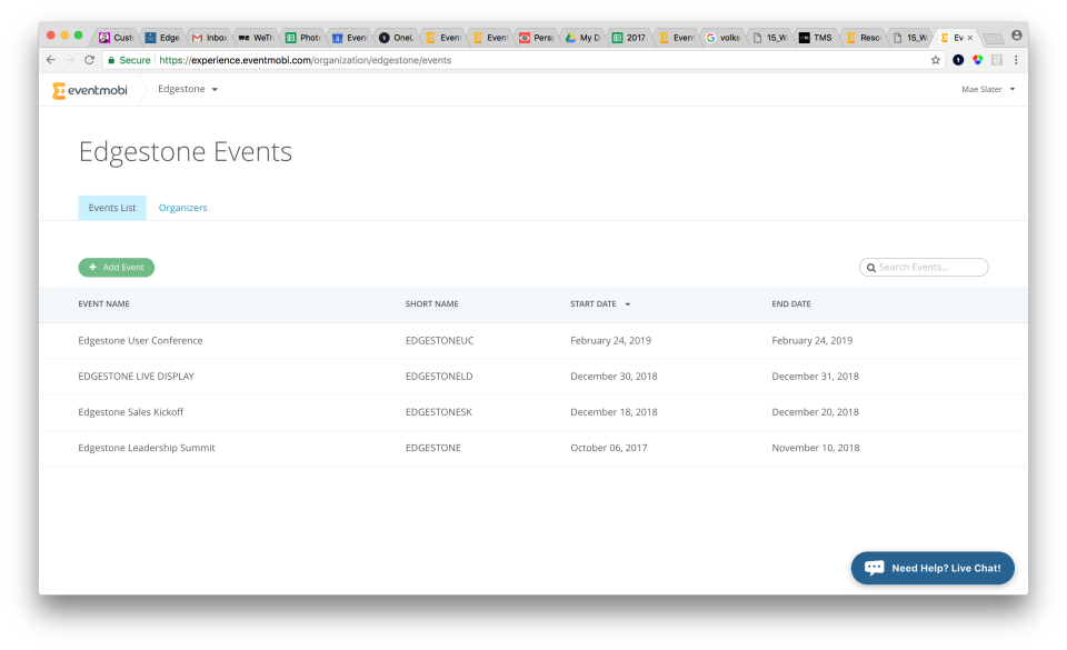 EventMobi Software - 5
