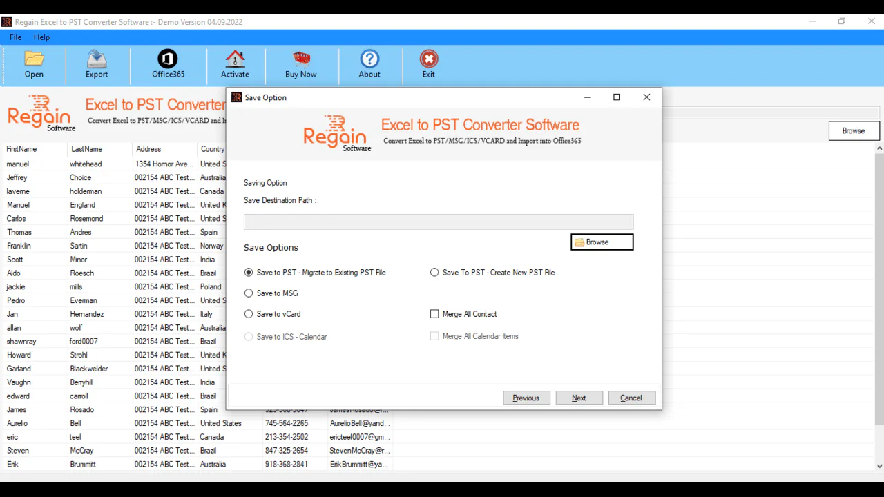 Regain Excel to vCard Converter Reviews, Cost & Features | GetApp ...