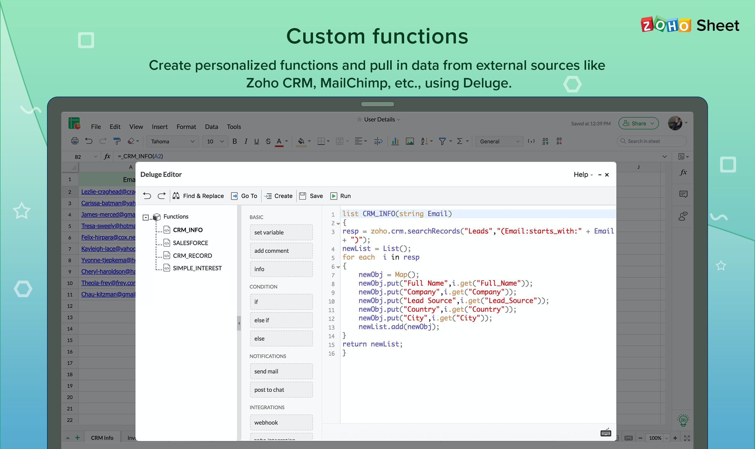 Zoho Sheet Pricing, Features, Reviews & Alternatives GetApp