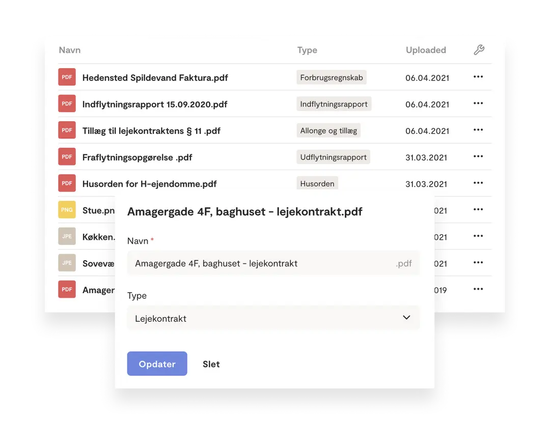 Proper screenshot: Proper documents