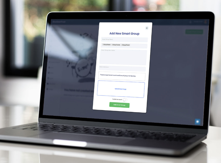 Memba CRM screenshot: Memba CRM add new smart group