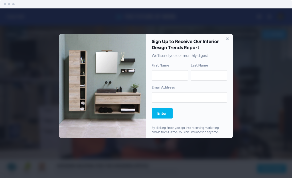 Virtual Event Exhibitor Booth Lead Generation Form