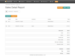 Ricochet Software - Sales detail report - thumbnail