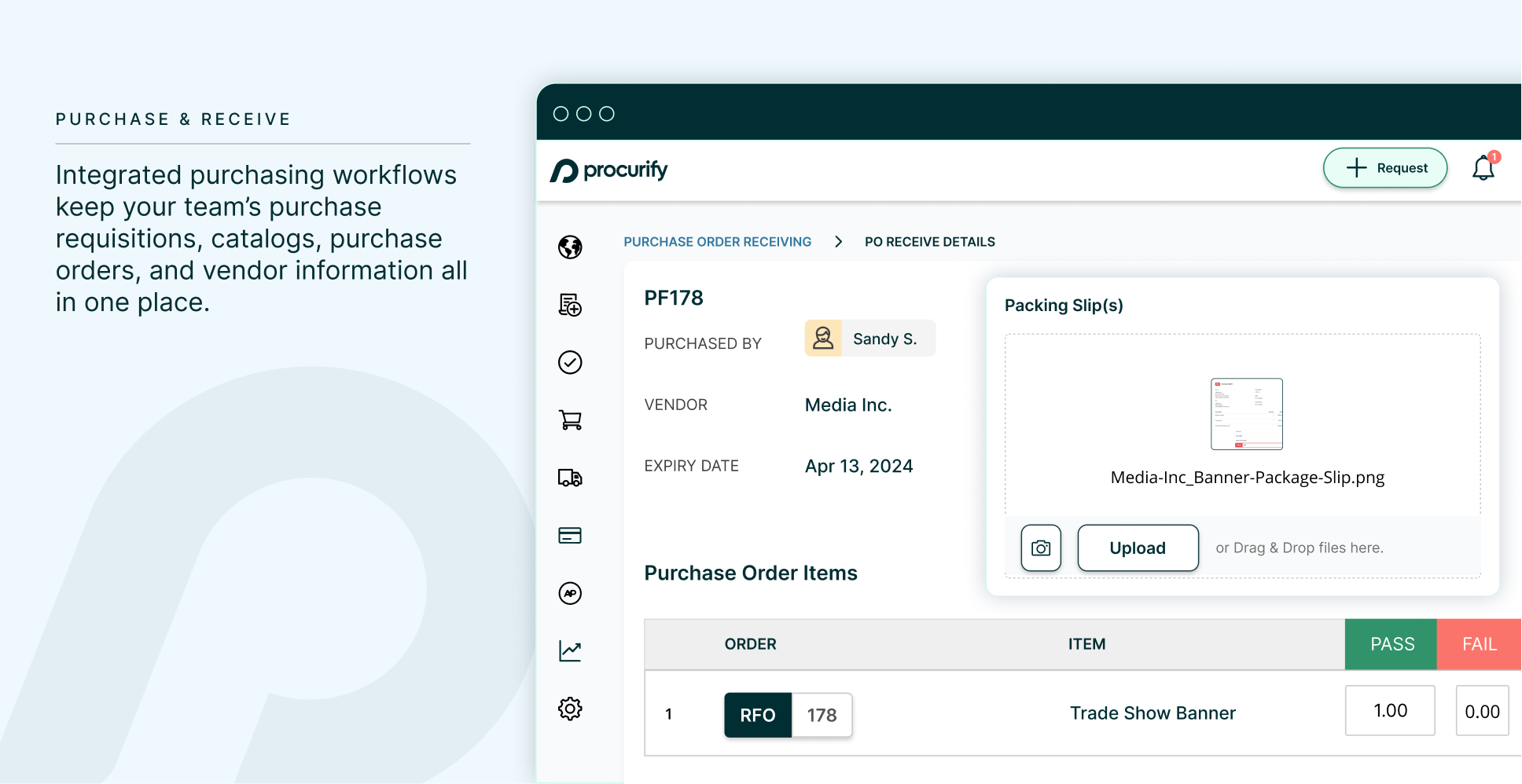 Procurify Software - Consolidate purchase requisitions, catalogs, purchase orders, and vendor information, so you can stop searching for documents and start focusing on what matters.