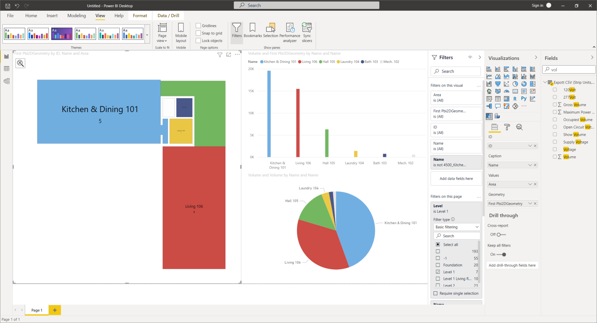 With Power BI Export you can now use Revit data for creating tables, graphs and visual representations even faster.