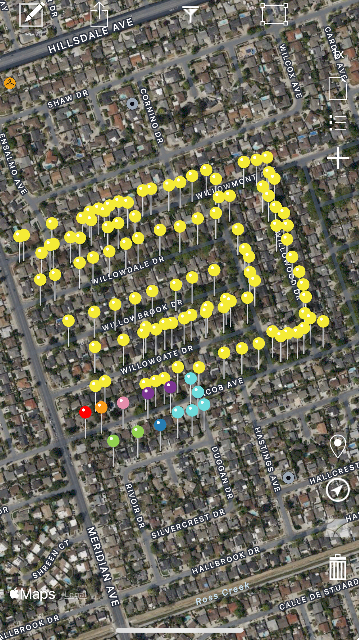 ArborNote screenshot: Precise Tree Mapping and Inventory