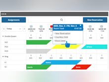 Cloudbeds Software - Users can create reservations or block specific dates in the calendar
