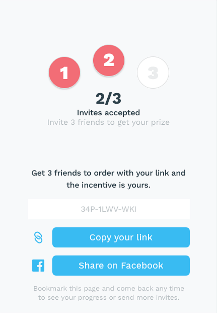 Boostly screenshot: Boostly invitations