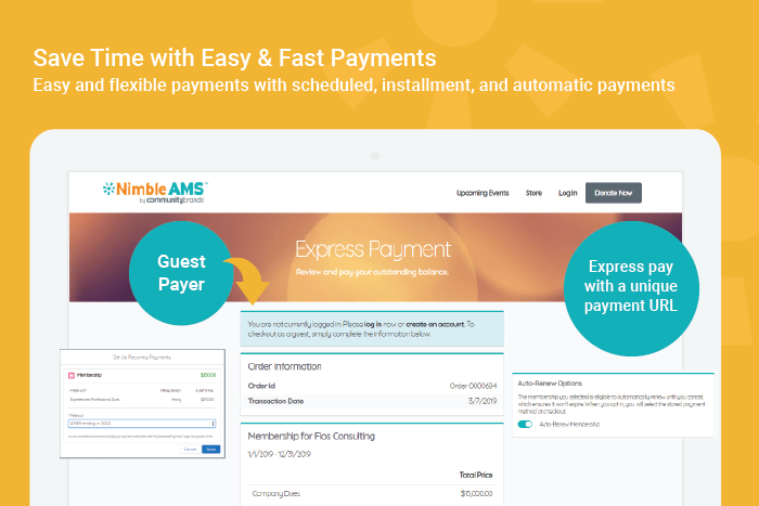 nimble ams over payment