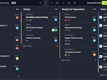 ProjectManager.com Software - The Board view helps teams tailor workflows for their specific needs, pinpoint bottlenecks in production cycles and more.