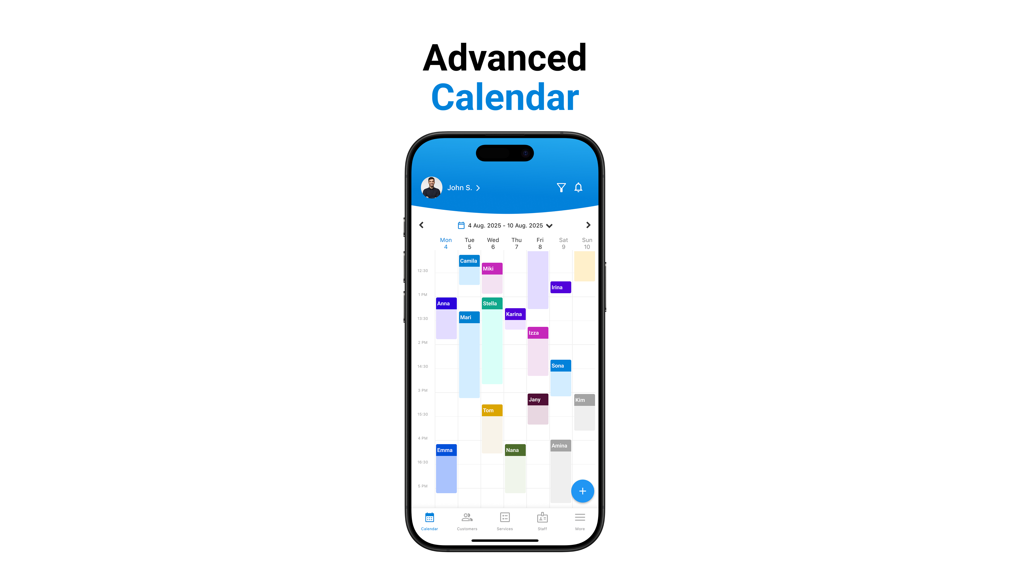 SetTime screenshot: Advanced Calendar
