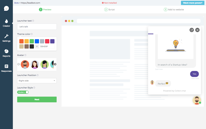 Chat collect Freshdesk