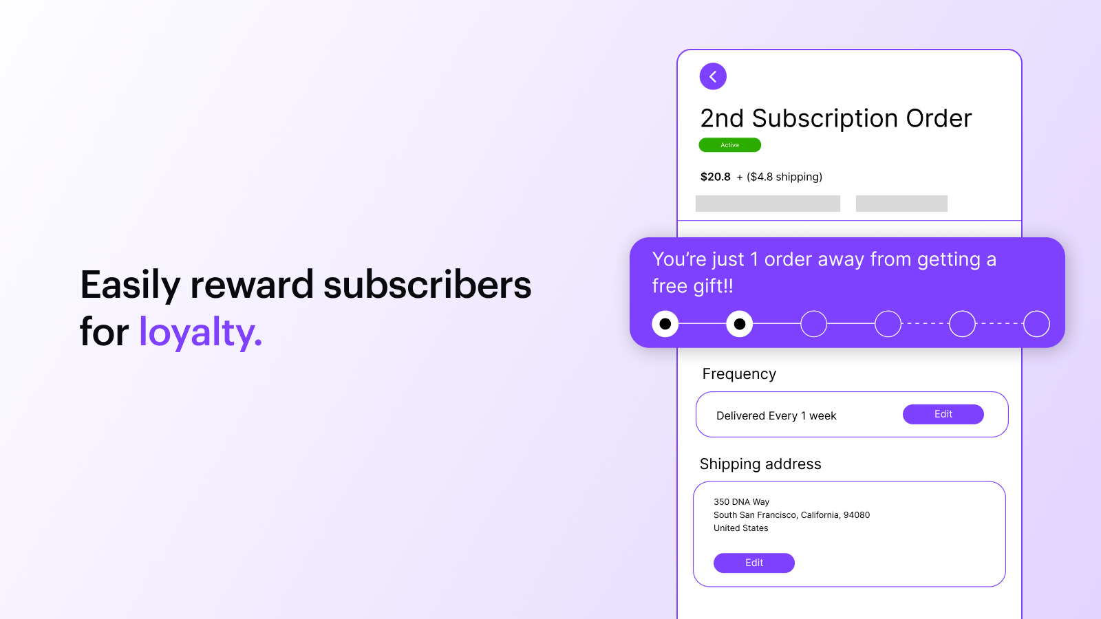 Loop Software - Gamify the way you reward your subscribers with free gifts, discounts and product swaps!