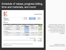 Knowify Software - Schedule of values, progress billing, time and materials, and more!