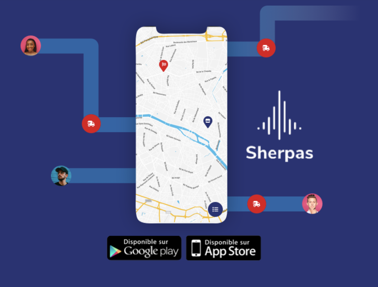 Everest screenshot: Everest track locations