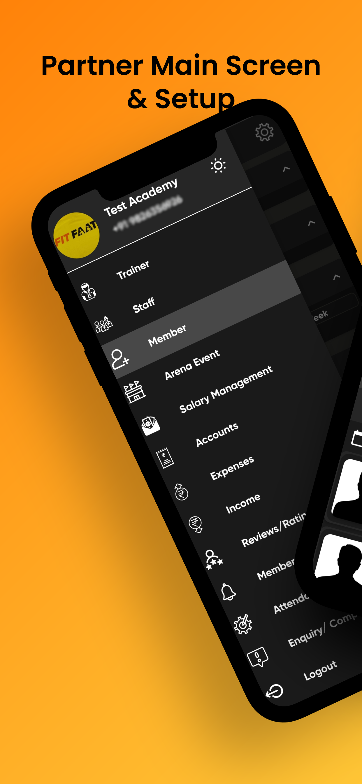 FitFaat screenshot: Gym Management App