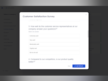 Survio Software - Survio customer satisfaction survey
