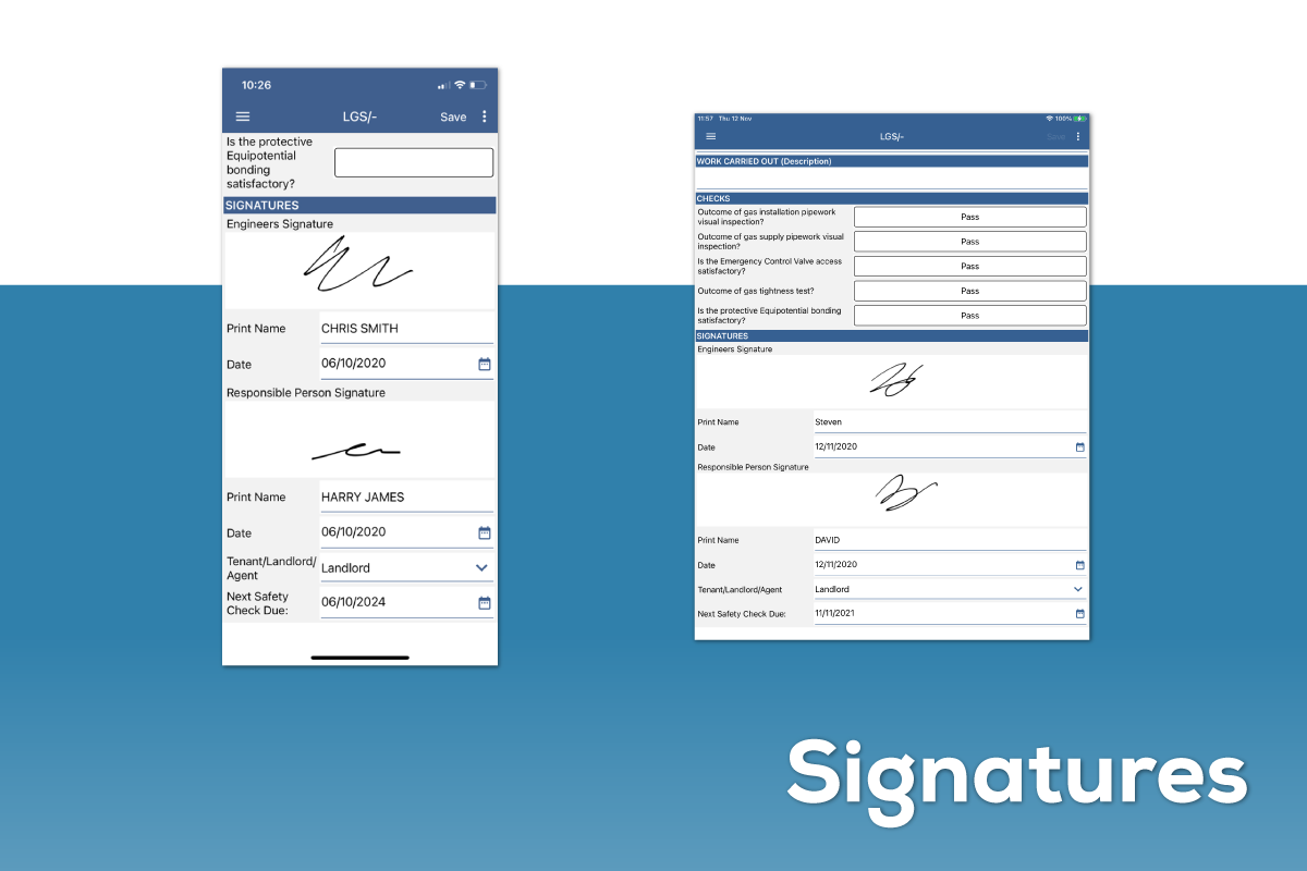 Clik Cert (Field) signatures