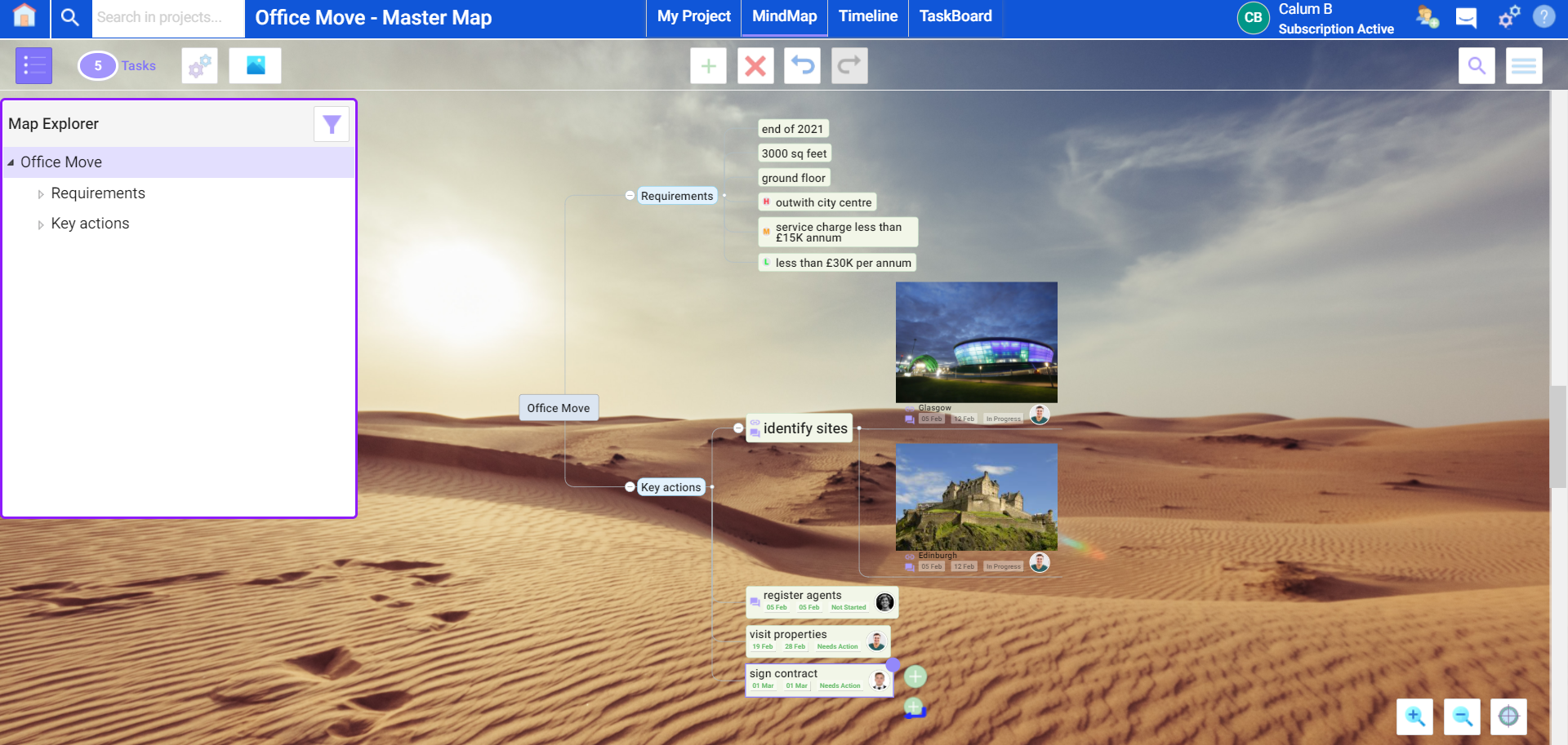 Bring your information to life with our mind map feature. Simply type and press return to get all of your ideas down on one page.-thumb