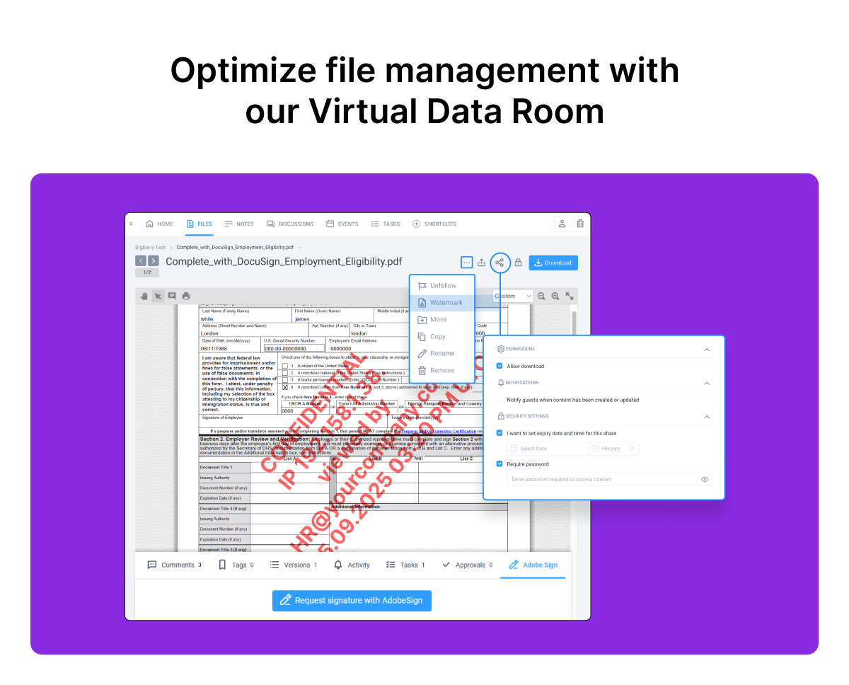 Clinked Software - Clinked is a secure VDR for managing sensitive documents with 256-bit encryption, granular permissions, and audit trails—perfect for due diligence, mergers, and high-stakes projects.