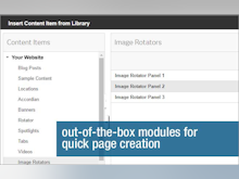 iAPPS Content Manager Software - Store contents in a central library and create new product pages quickly