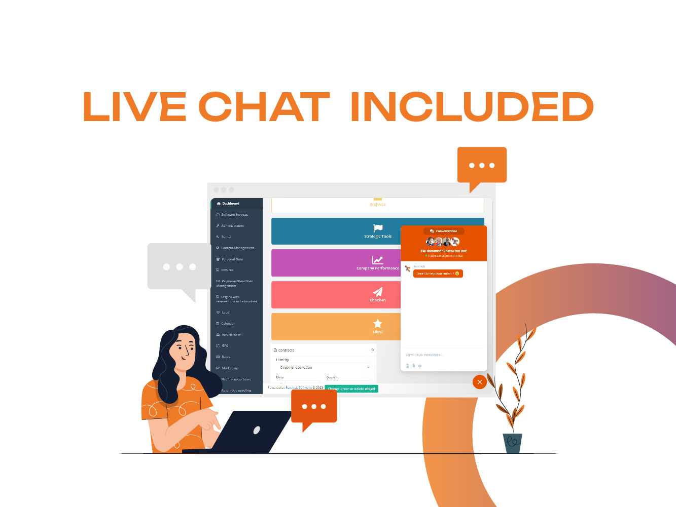 Live Chat Included
