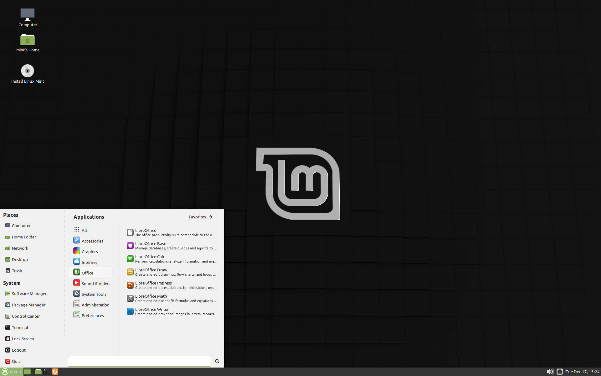 Linux Mint MATE edition