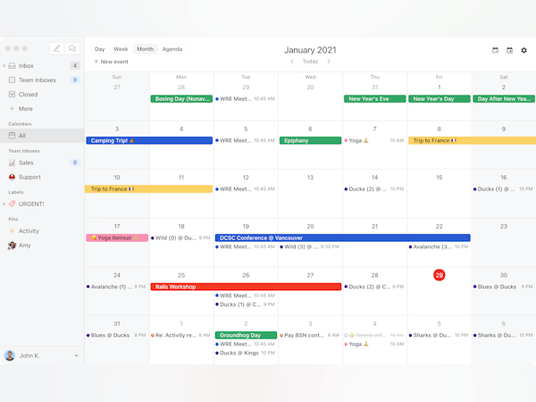 Missive Software - A perfect calendar integration!
