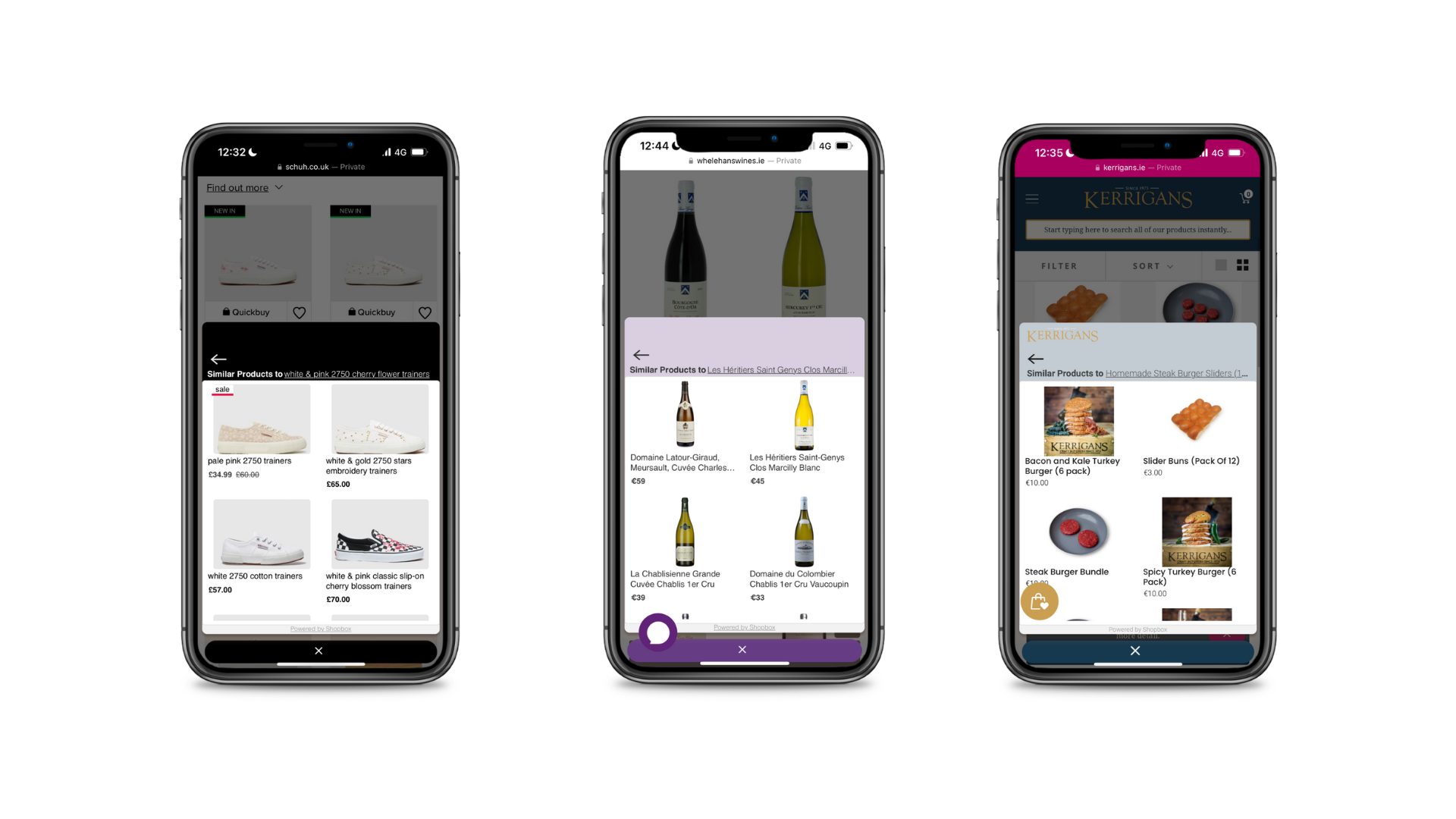 Shopbox screenshot: Mobile Optimised AI Shop Assistant