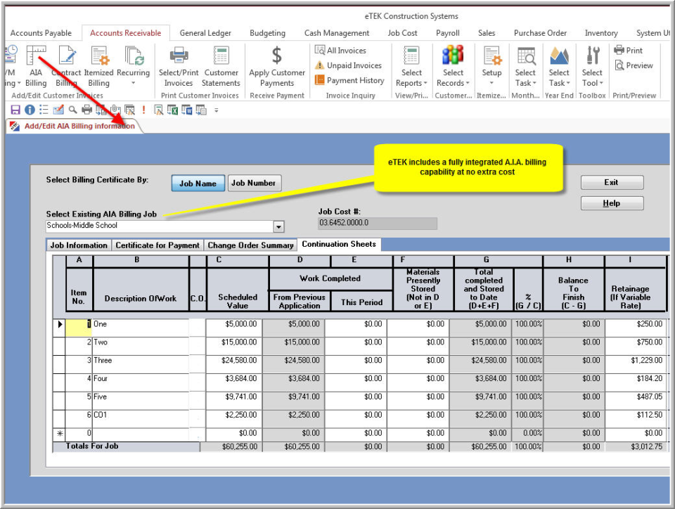eTEK Online Software - 5