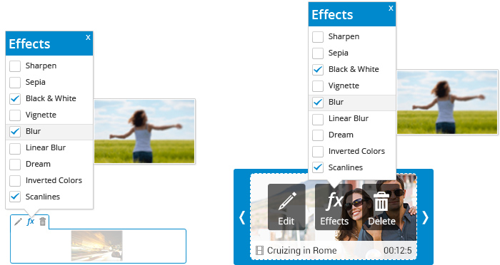 WeVideo effects