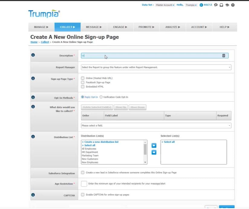 Trumpia Software - 2
