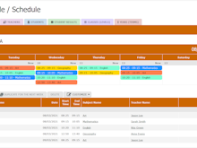 TeamDesk Software - Timetable