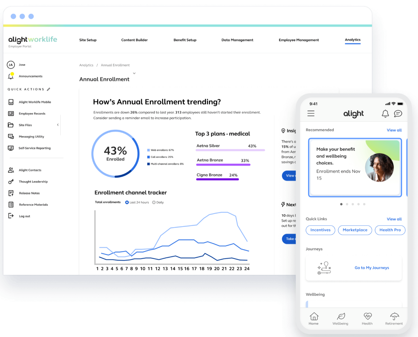 Alight screenshot: Alight Worklife employee portal