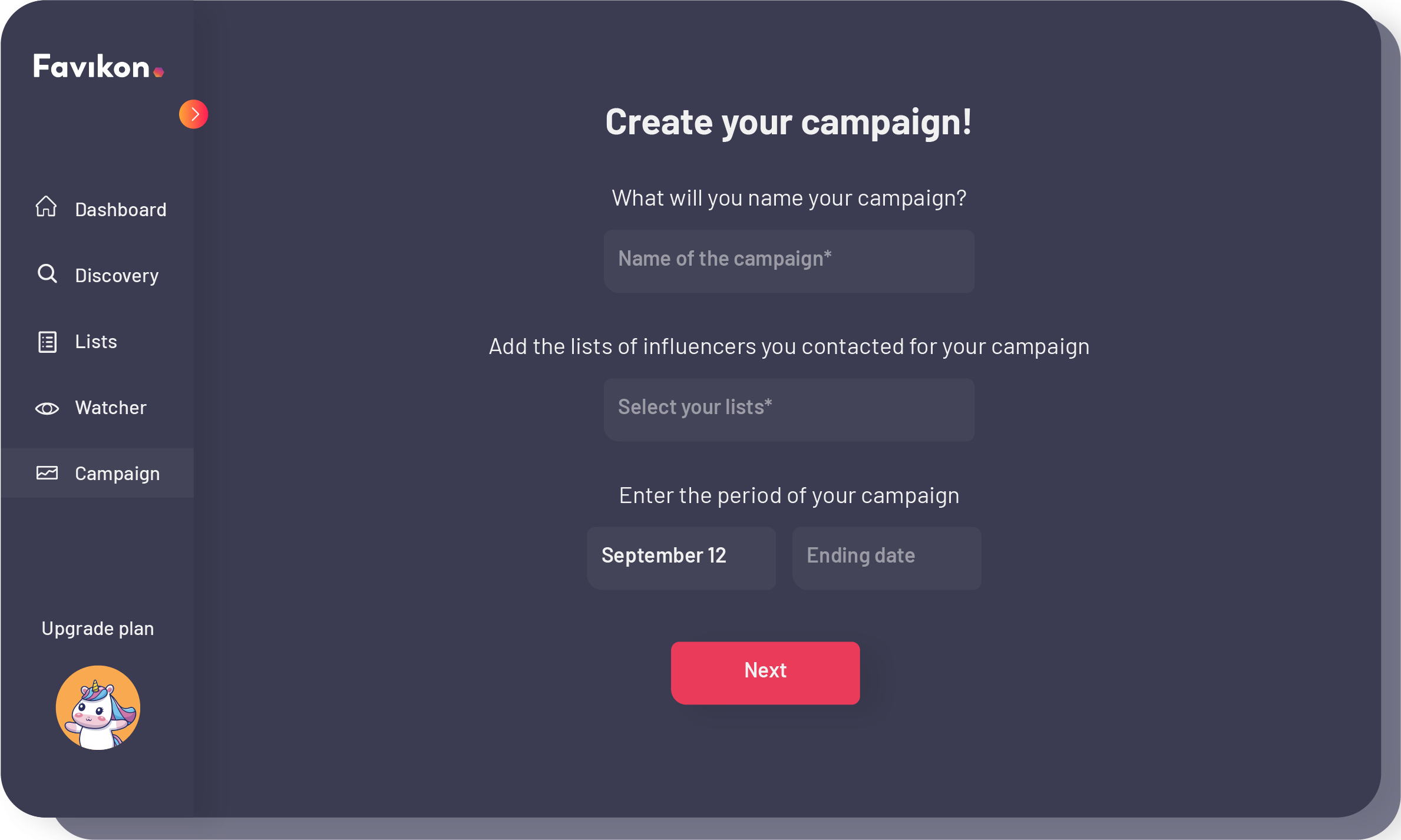 Create your Campaign!